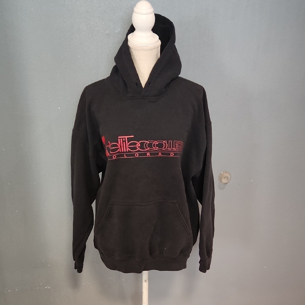 Vintage Y2K Gildan Ultra Cotton Blend Grunge Intellitec Collegiate Colorado Hood